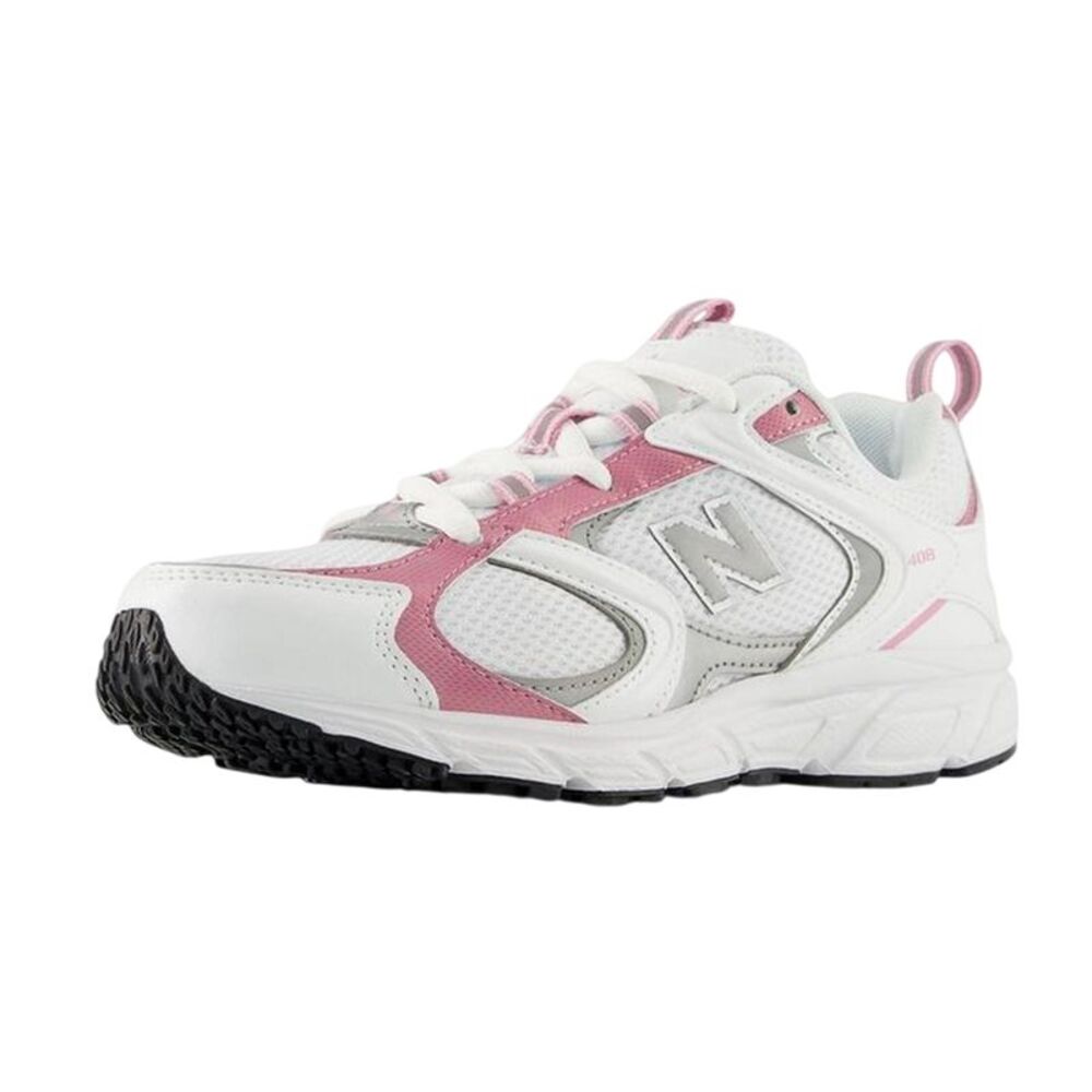 New Balance Womens/Ladies 408 V1 Leather Sneakers / White/Pink - Picture 2 of 4